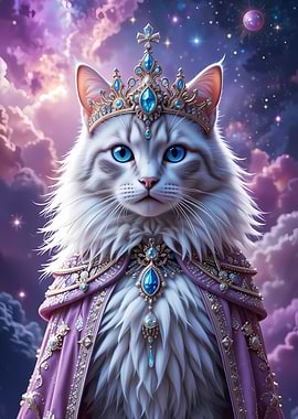 Royal Cat in the Stars
