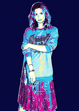 Emily Vancamp Pop Art Fashion Illustration