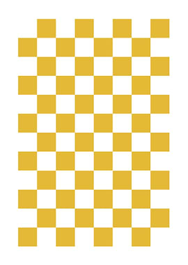 Gold Checkerboard Art
