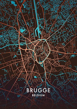 Bruges City Map