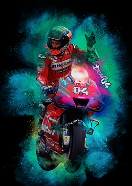 Andrea Dovizioso MotoGP Poster