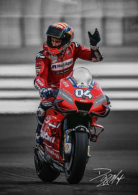 Andrea Dovizioso MotoGP Rider Victory