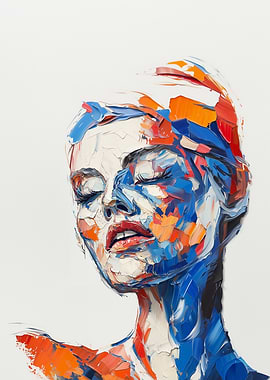 Abstract Woman Portrait