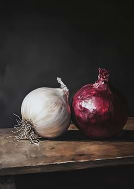 Still Life with Onions
