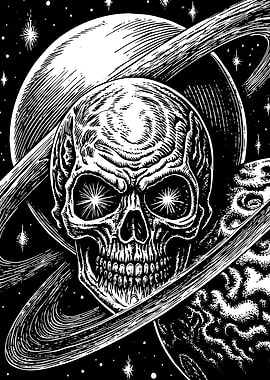 Skull in Space