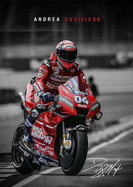 Andrea Dovizioso MotoGP Poster