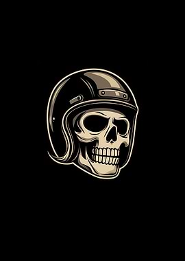 Skull in Helmet