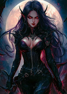 Dark Fantasy Vampire Woman