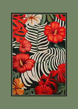 Tropical Floral Painting
