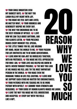 20 Reasons Why We Love You So Much