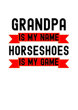 Grandpa Horseshoe Game