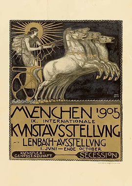 Poster for the 1905 Munich Secession