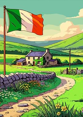 Irish Countryside Cottage