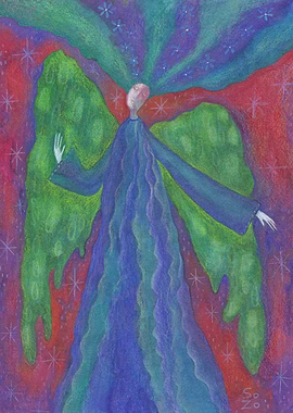 Angel with Green Wings