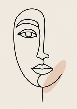 Line Art Face