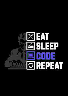 Eat Sleep Code Repeat