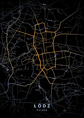 Lodz City Map