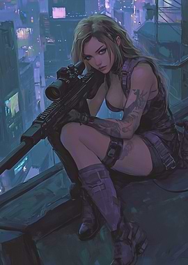 Cyberpunk Sniper