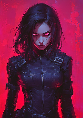 Cyberpunk Female Character