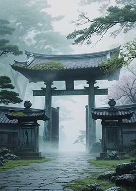 Japanese Temple Gate