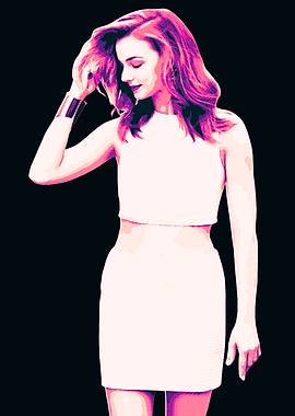 Emily Vancamp Retro Pop Art