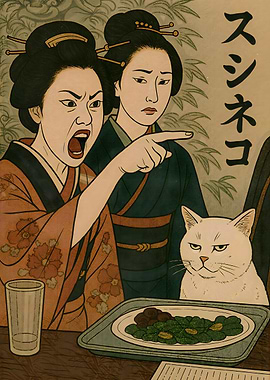 Japanese Cat Meme