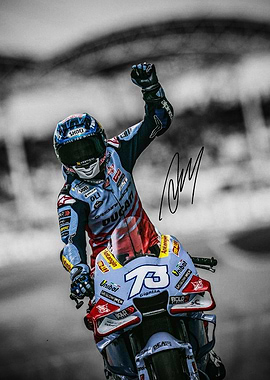Alex Marquez Motorcycle Racer Victory