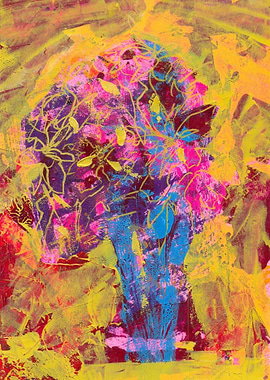 Abstract Floral Painting