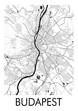 Budapest City Map