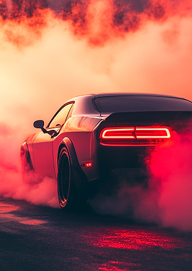 Muscle Car Smoke