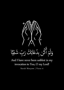 Surah Maryam | Verse 4