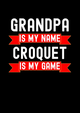 Grandpa Croquet Game