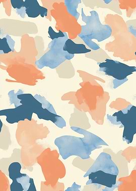 Abstract Watercolor Pattern