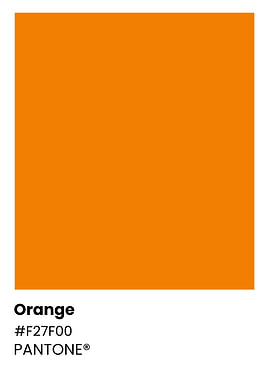 Pantone Orange Color Chart