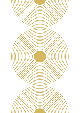 Golden Concentric Circles