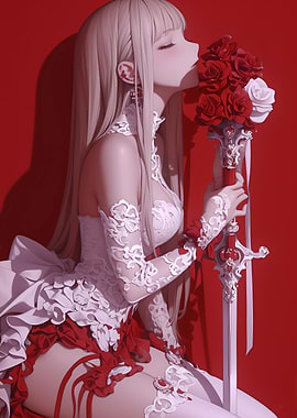 Anime Bride with Sword