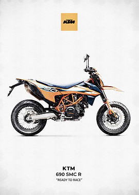 KTM 690 SMC R Motorcycle sketch