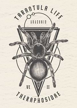 Tarantula Spider Abstract