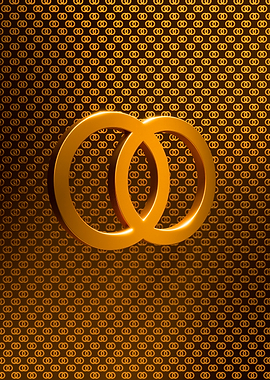 Marriage Symbol - Gold Shiny Rings