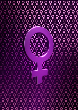 Purple Female Symbol