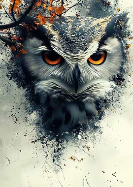 Owl in Autumn