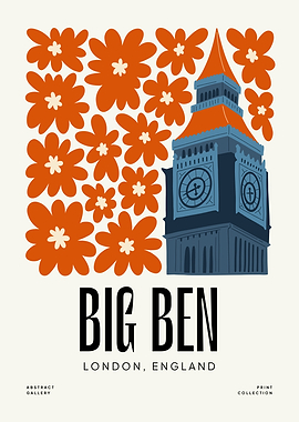 Big Ben Floral Print