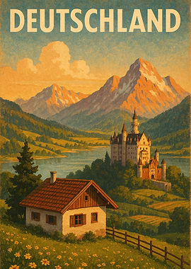 Germany Travel Poster