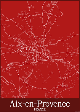 Aix-en-Provence City Map