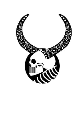 Skull with Horns