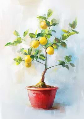 Lemon Tree Painting