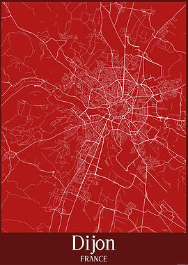 Dijon City Map
