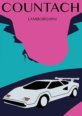 Lamborghini Countach Minimalist