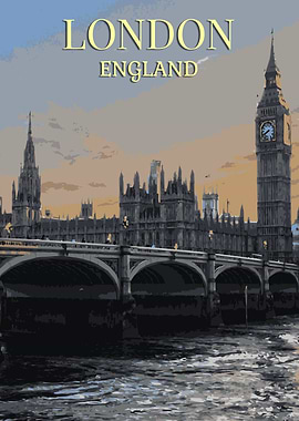 London Travel Poster