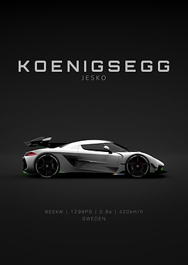 Koenigsegg Jesko White Specs